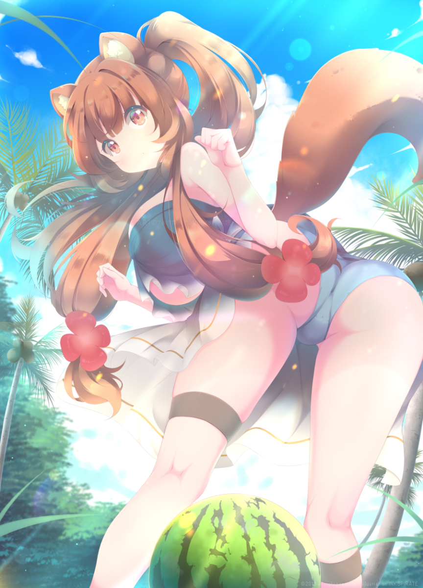This is a pixiv picture whose title is ラフタリア ☀️🏝️.