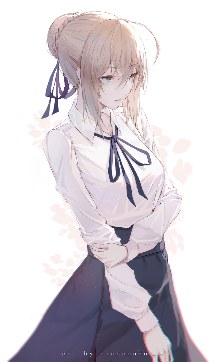 This is a pixiv picture whose title is Artoria.
