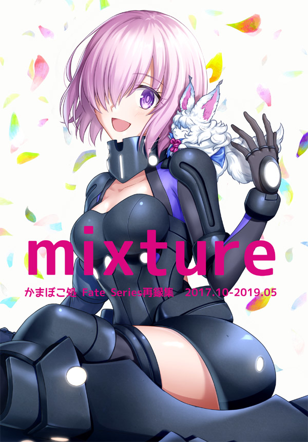 This is a pixiv picture whose title is 【C96】Fateシリーズ再録集「mixture」.