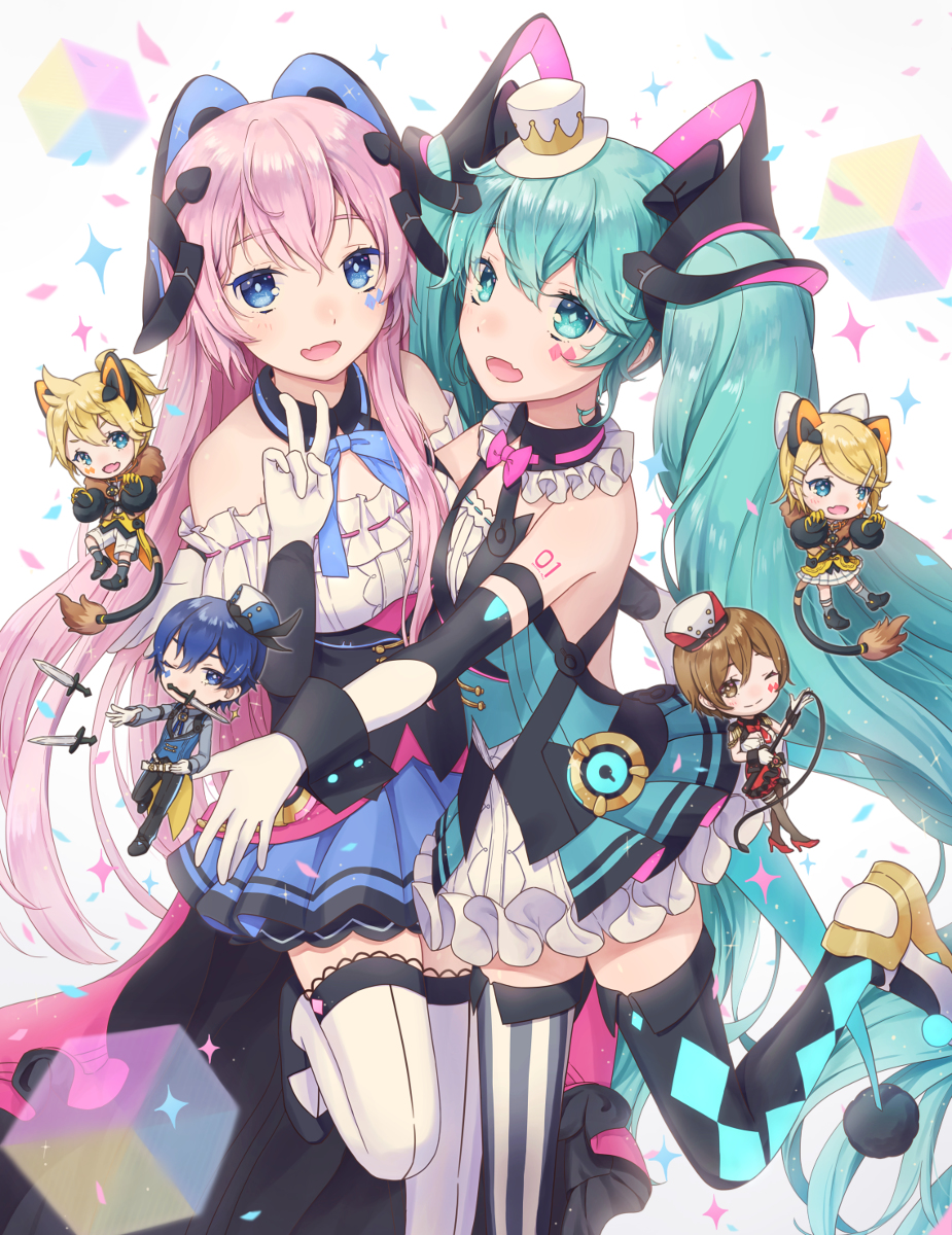 This is a pixiv picture whose title is マジカルミライ2019.