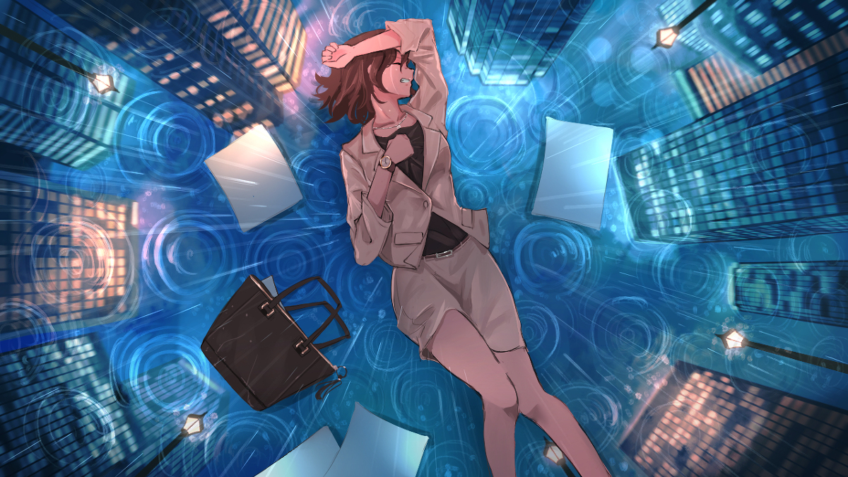 This is a pixiv picture whose title is 大人.