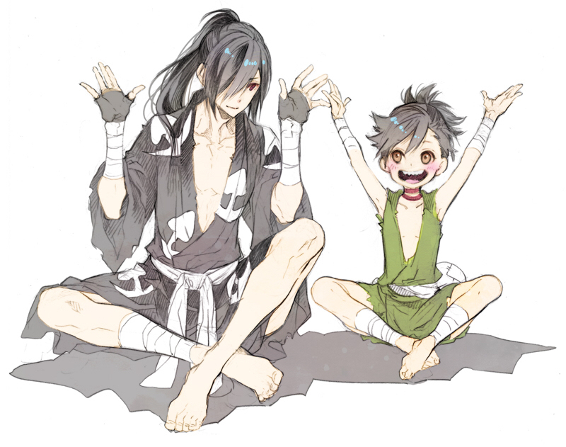 This is a pixiv picture whose title is ログ【どろろ3】.