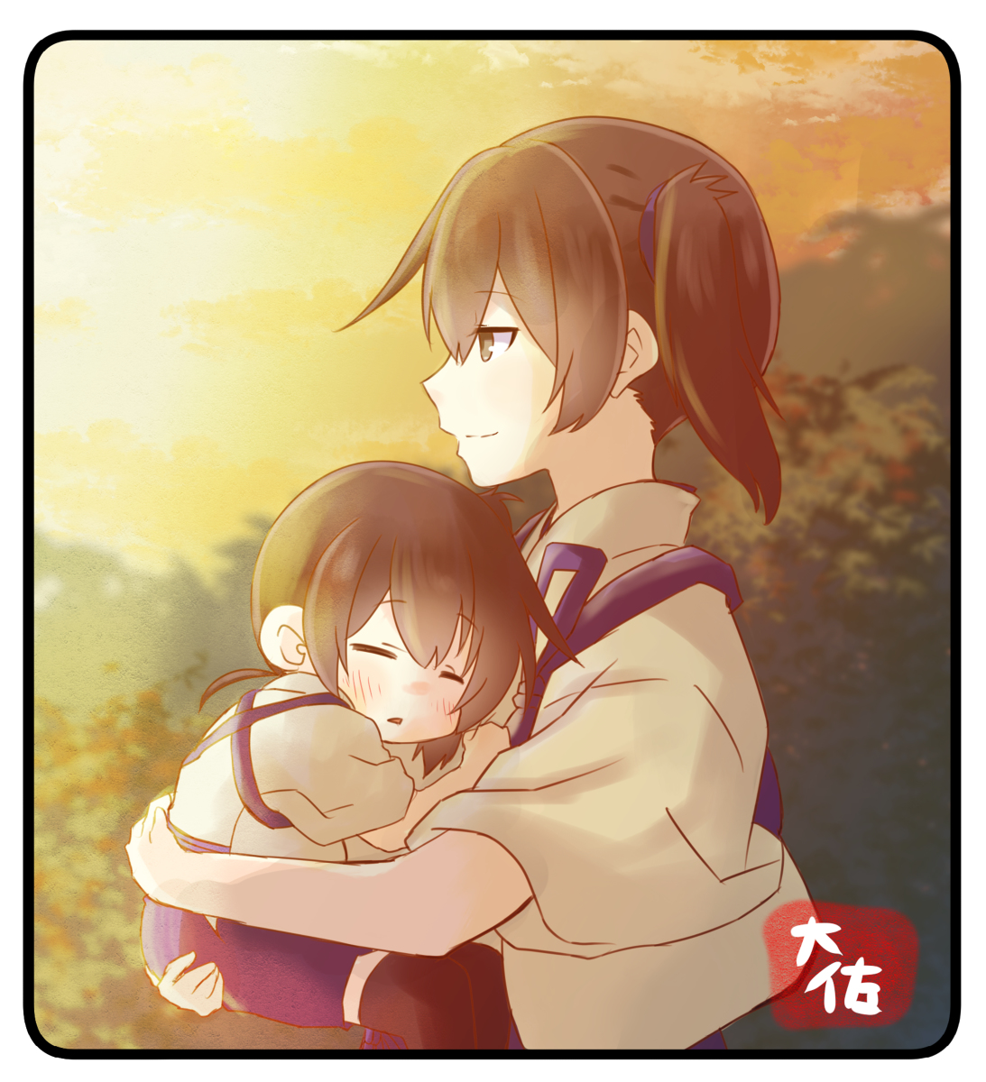 This is a pixiv picture whose title is 加賀さんとかがちゃん.