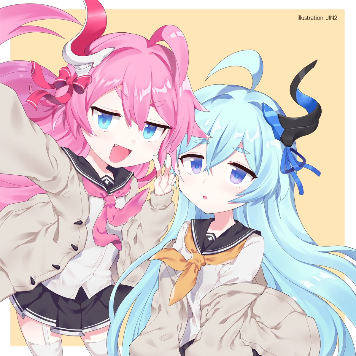 This is a pixiv picture whose title is ♥♥♥.