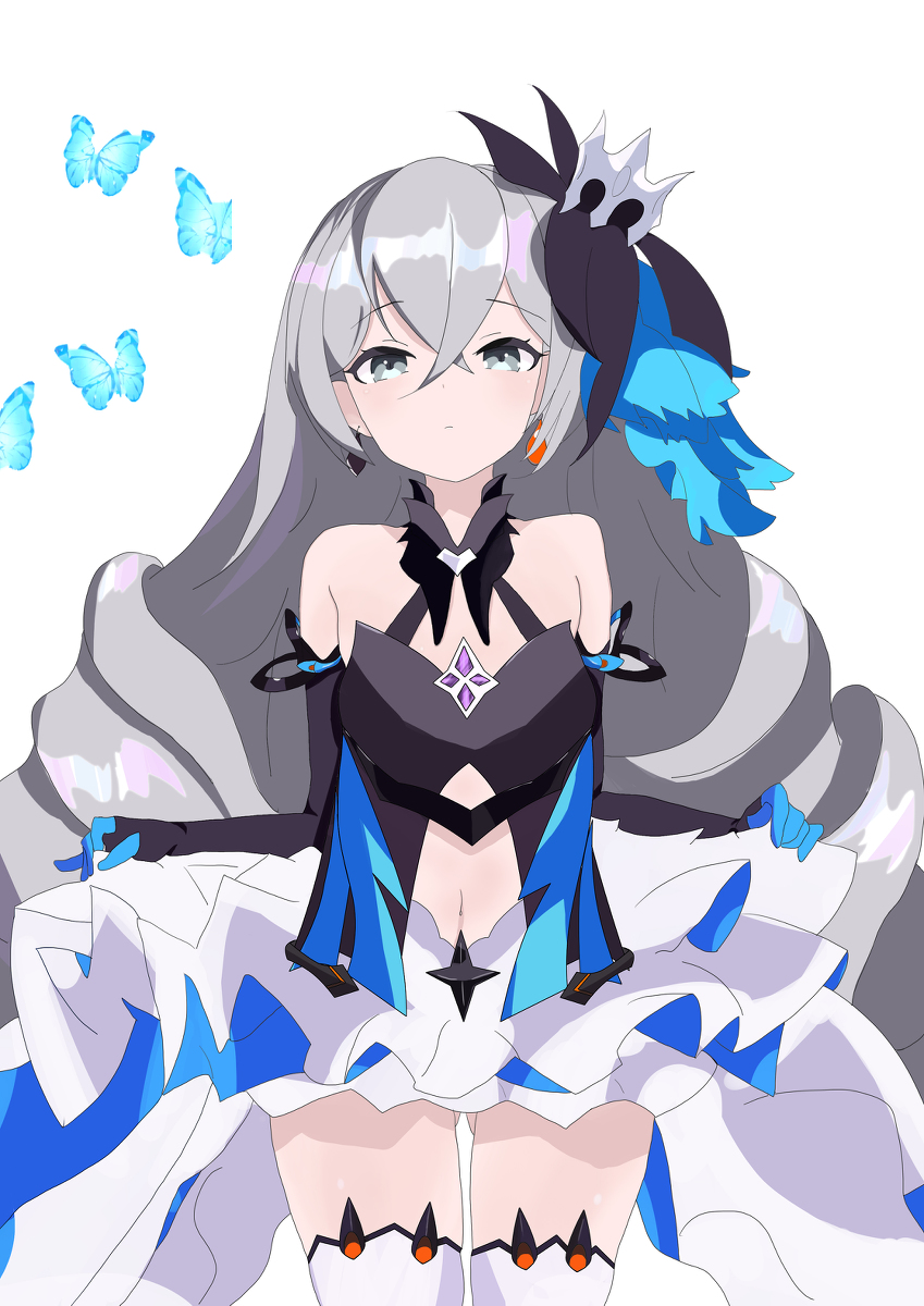This is a pixiv picture whose title is 无背景.