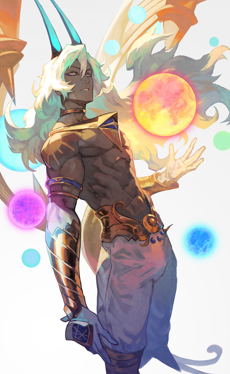 This is a pixiv picture whose title is アルジュナオルタ.