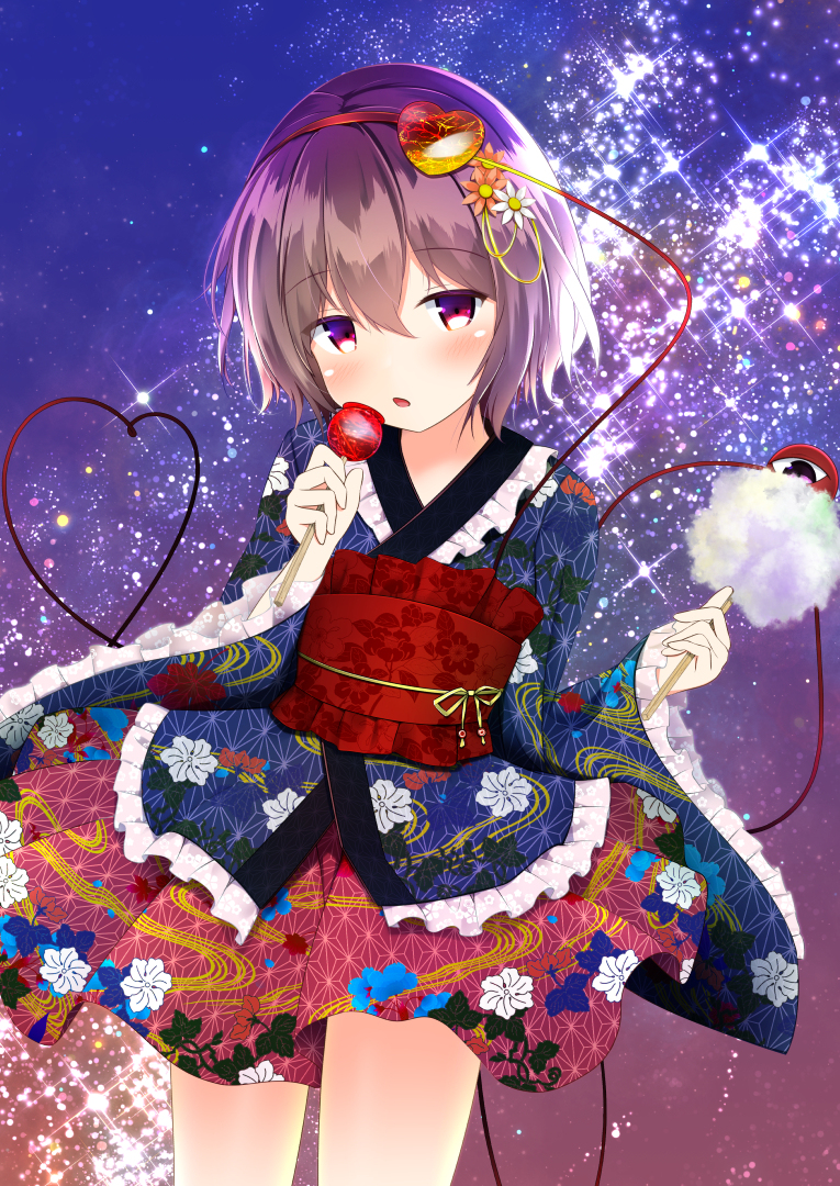 This is a pixiv picture whose title is さとり様.