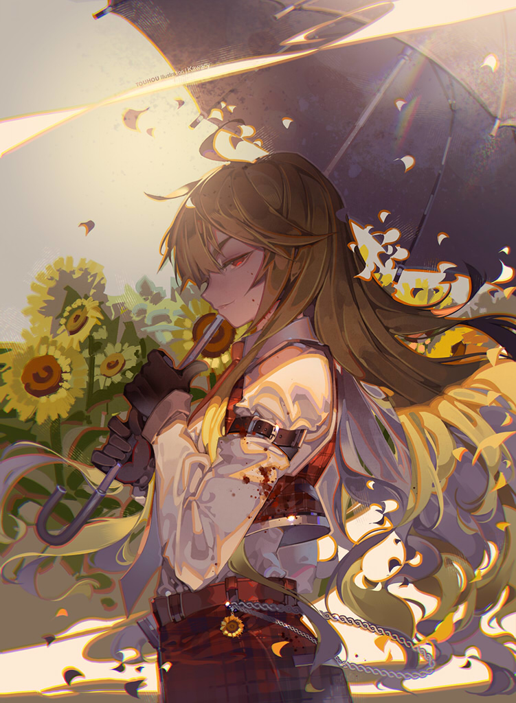 This is a pixiv picture whose title is 弱そうな匂いがする.