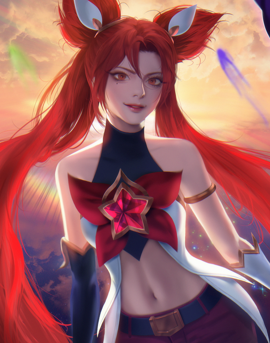 This is a pixiv picture whose title is star guardian jinx Leagueoflegen.