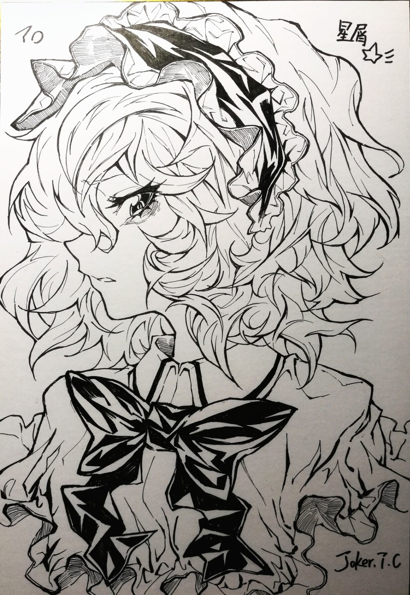 This is a pixiv picture whose title is 色紙.