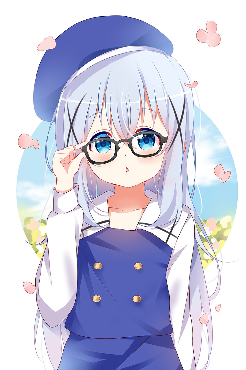 This is a pixiv picture whose title is メガネチノちゃん.