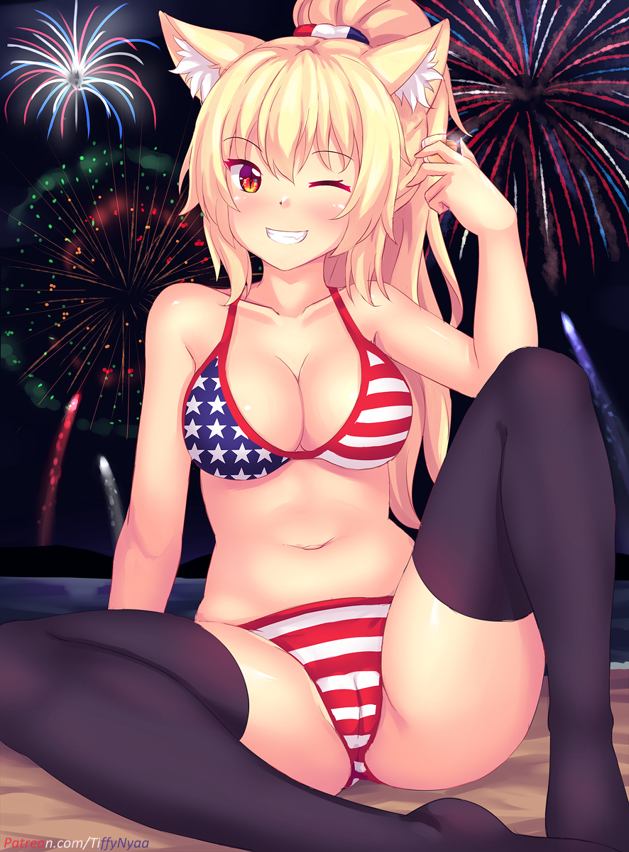 This is a pixiv picture whose title is NottyTiffy Independence Day!!.