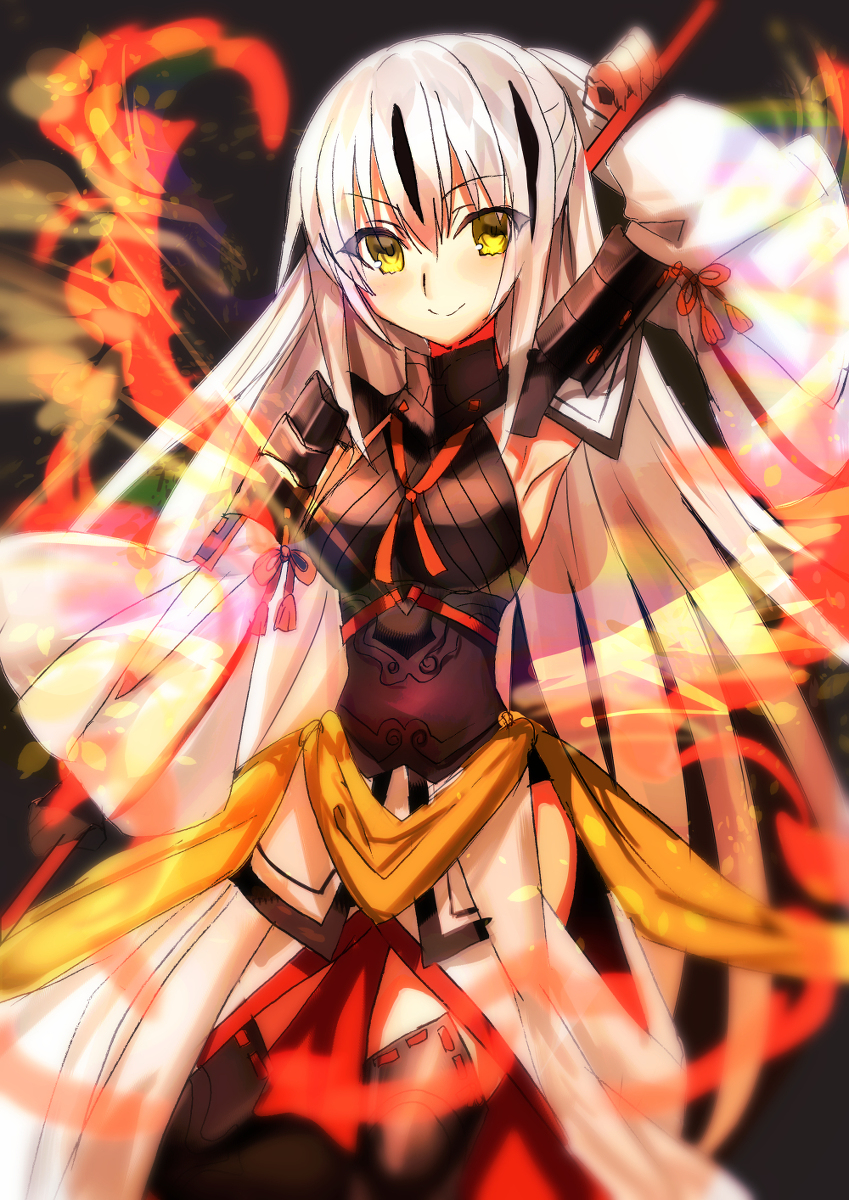 This is a pixiv picture whose title is 八華のランサー.