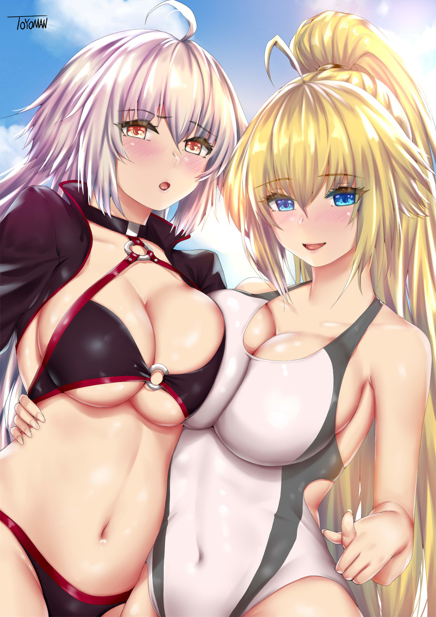 This is a pixiv picture whose title is ジャンヌ・ダルク      ジャンヌ・オルタ.