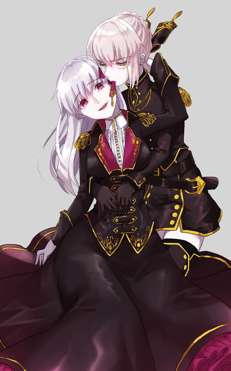 This is a pixiv picture whose title is 軍服.