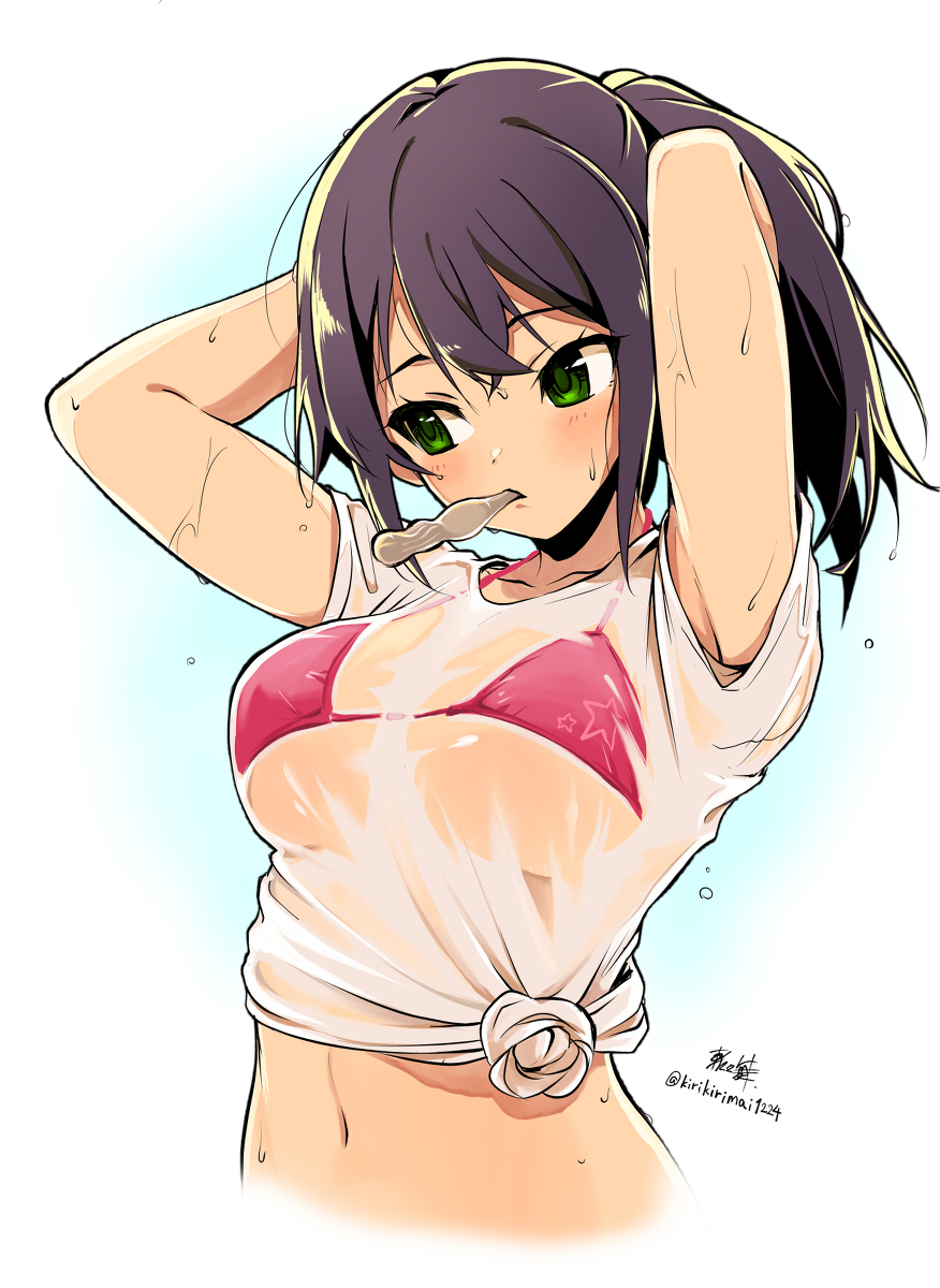 This is a pixiv picture whose title is #ビキニの日.