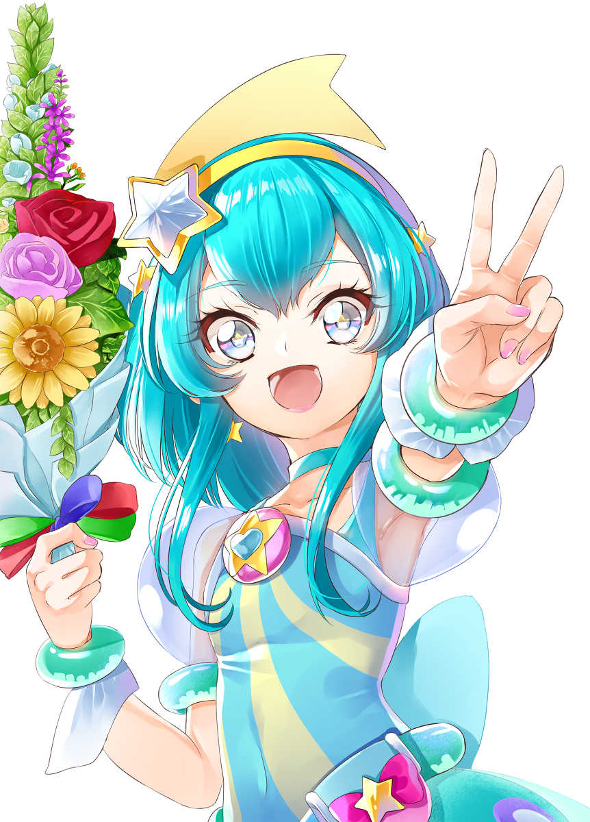 This is a pixiv picture whose title is 羽衣ララ生誕祭.