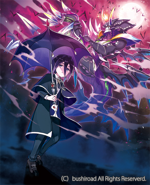 This is a pixiv picture whose title is 【バディファイト】紅き月の円舞曲.