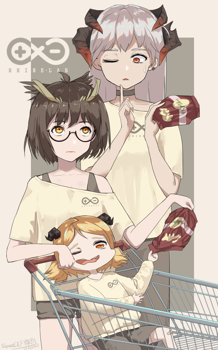 This is a pixiv picture whose title is 购物.