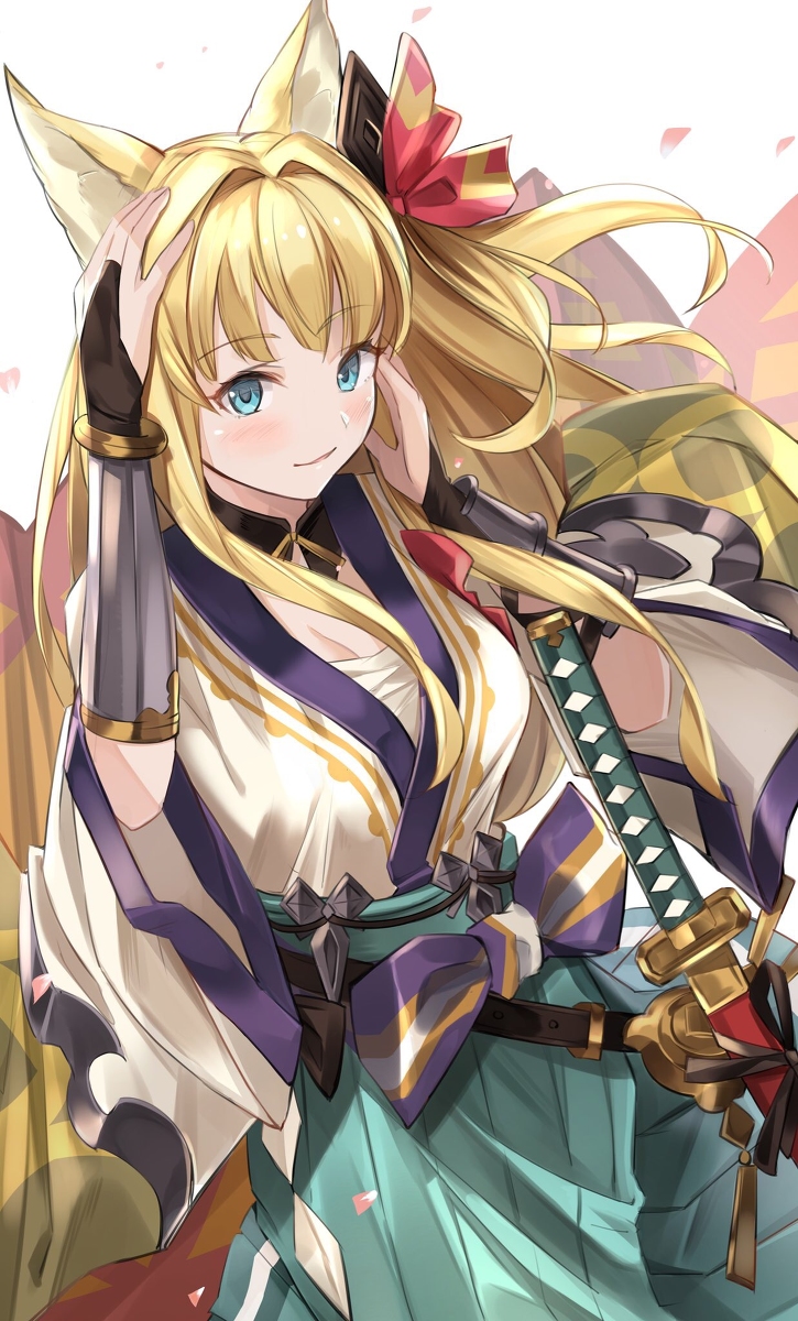 This is a pixiv picture whose title is ケモミミリンちゃん！？.