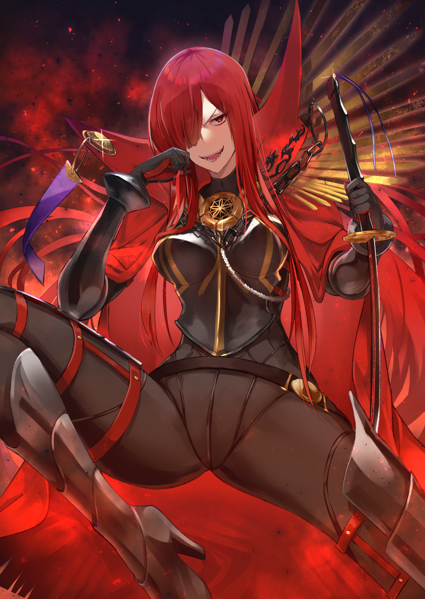 This is a pixiv picture whose title is 魔王NOBU.