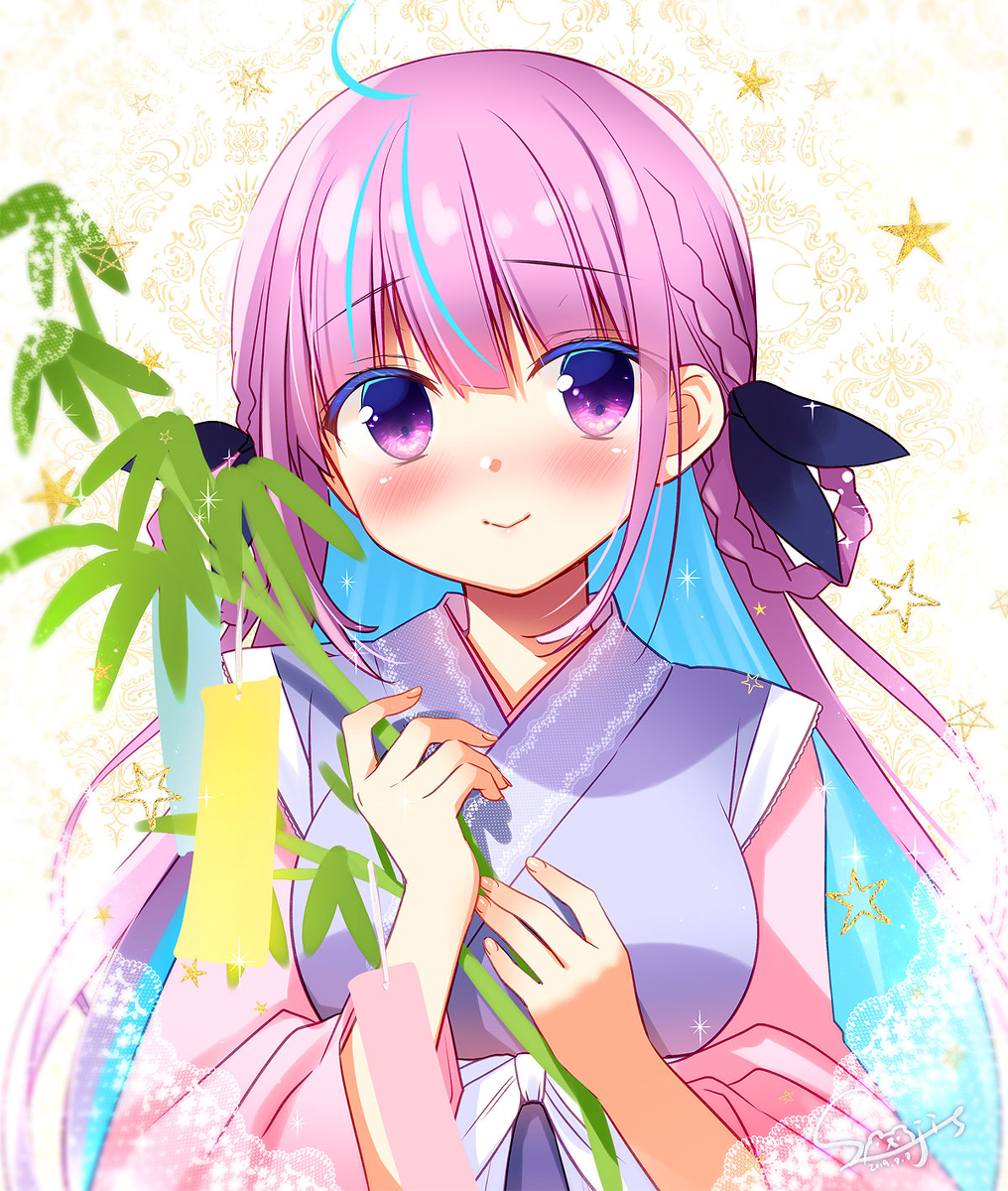This is a pixiv picture whose title is 織姫あくあちゃん.