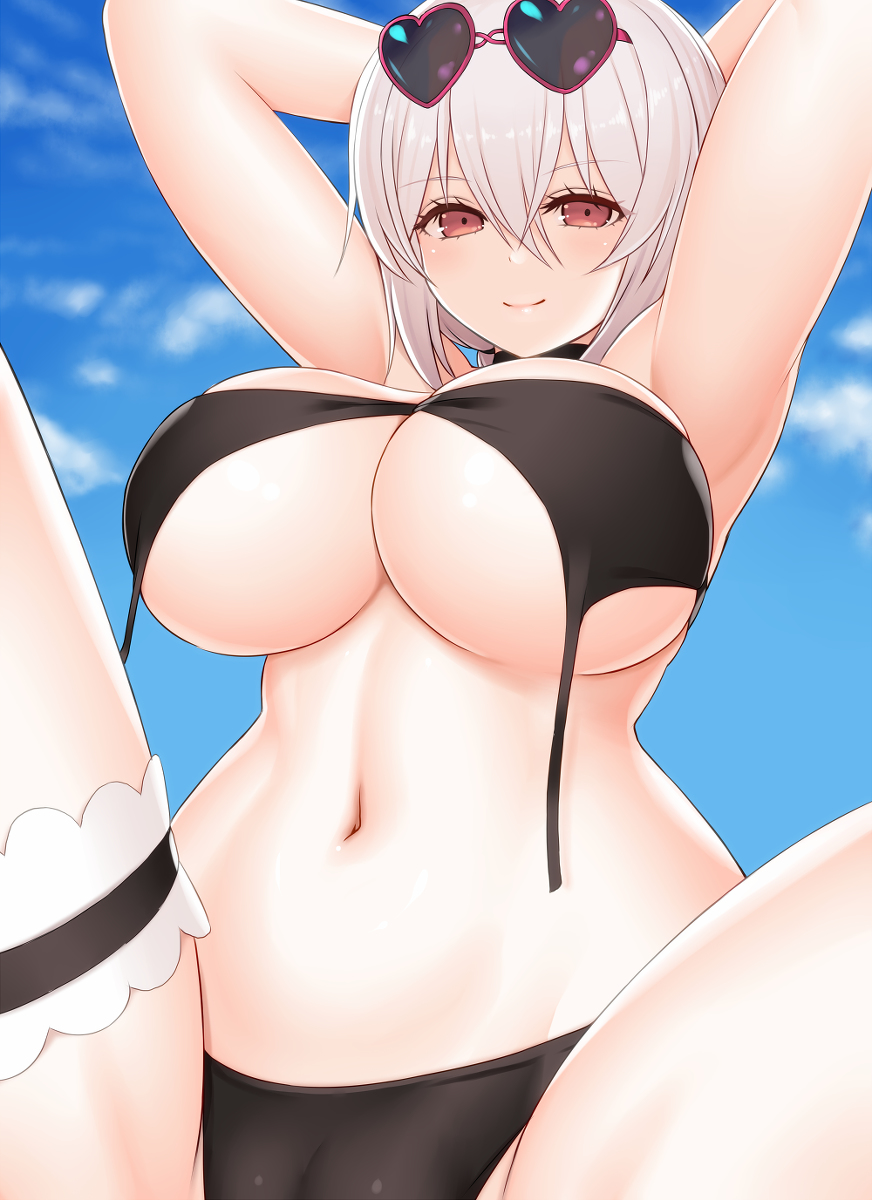 This is a pixiv picture whose title is 肉！.