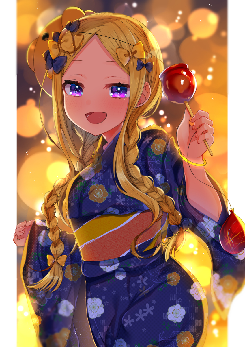 This is a pixiv picture whose title is 浴衣アビーちゃん.