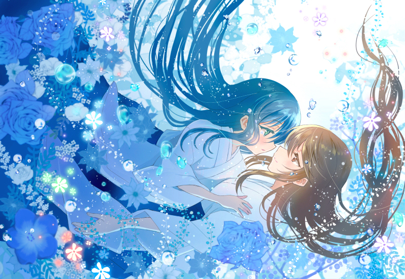 This is a pixiv picture whose title is 芹ちゃんと織姫ちゃんのまとめ９.