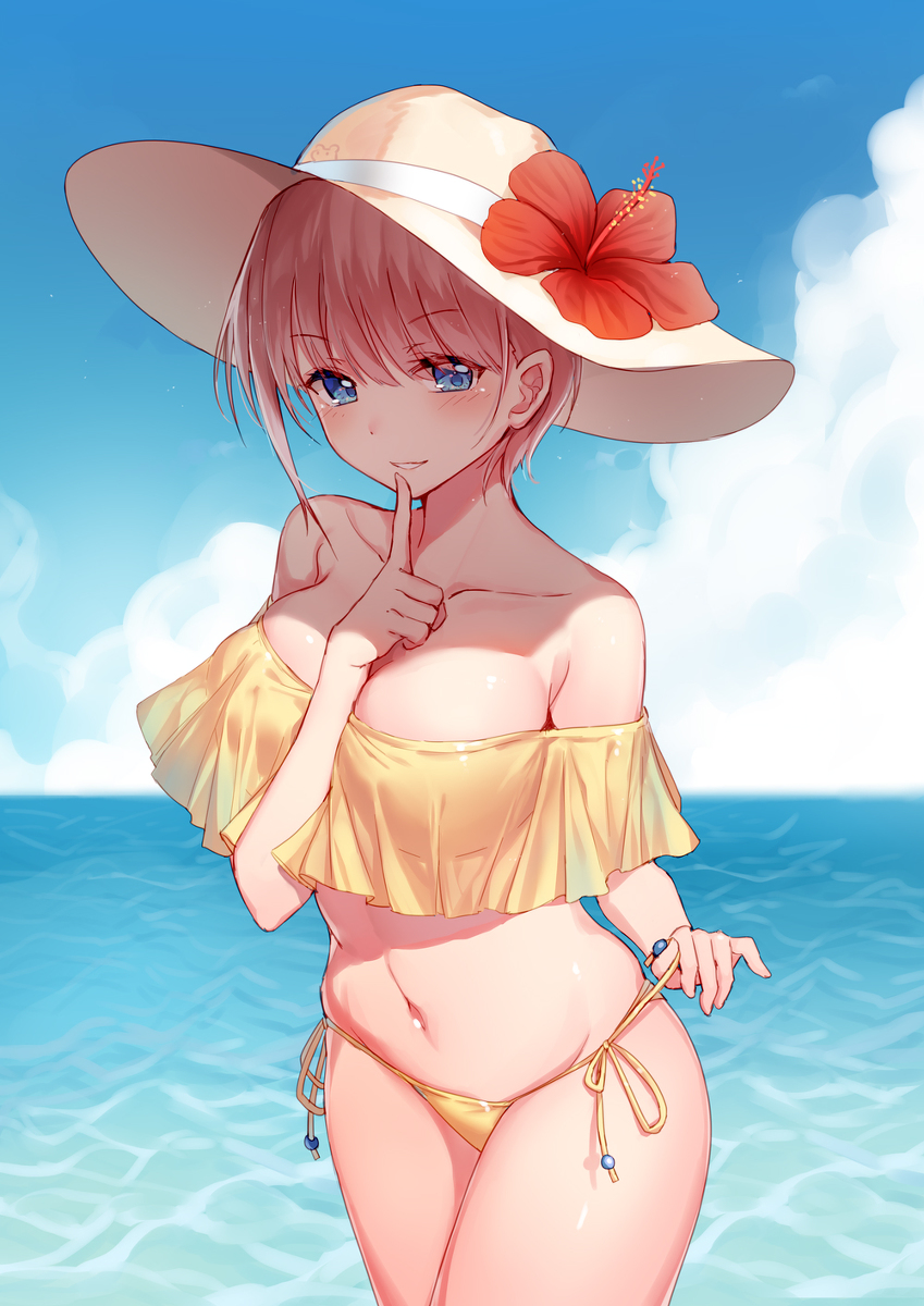 This is a pixiv picture whose title is 「内緒だよ♥」.