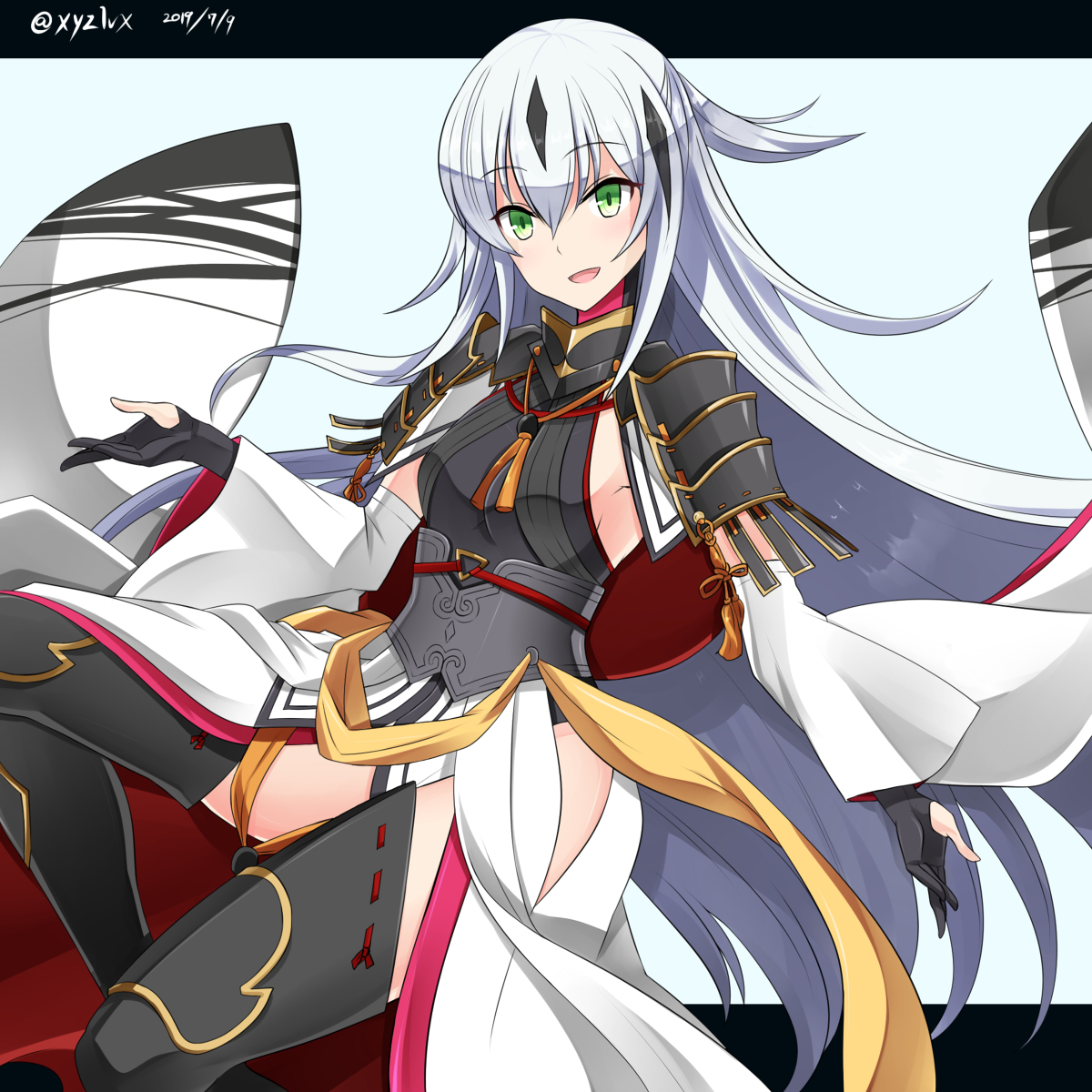This is a pixiv picture whose title is 景虎ちゃんは絶対限定★5だと思ってた.