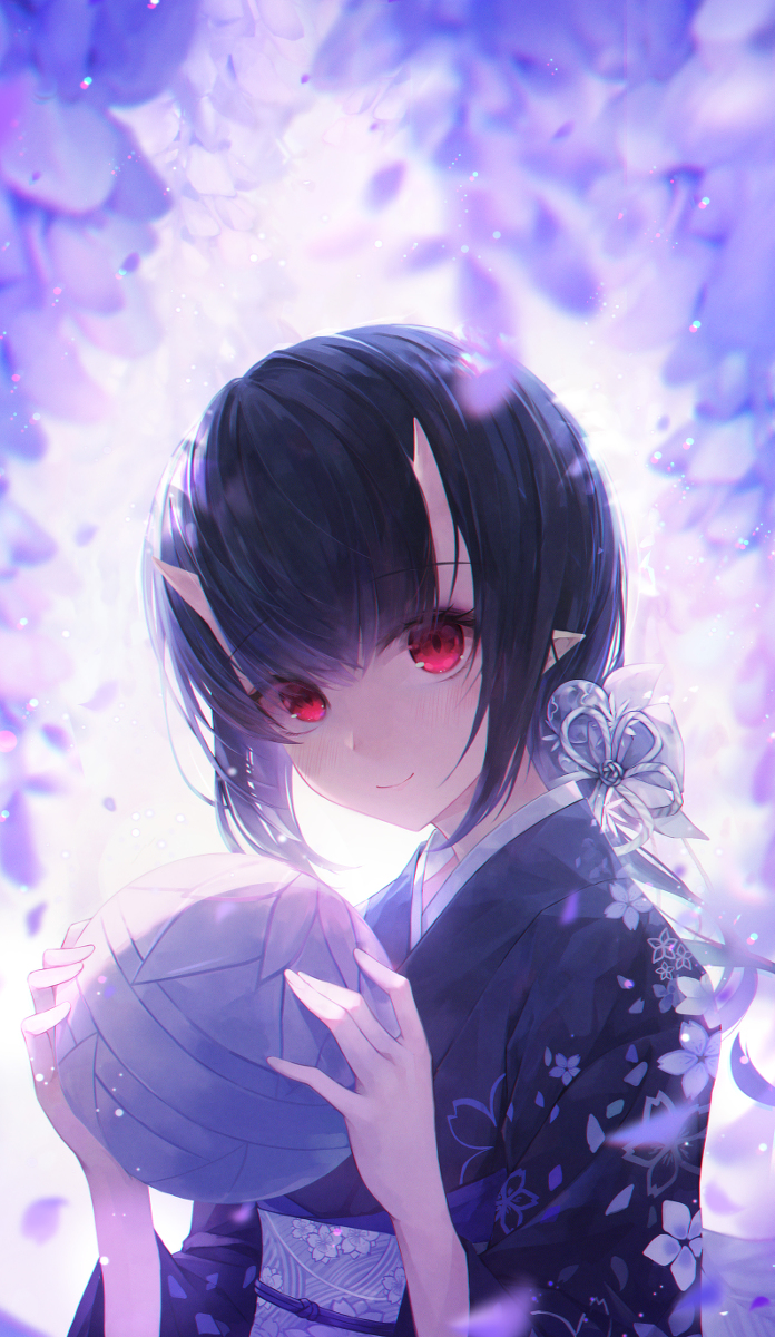 This is a pixiv picture whose title is Naive Pure💜.