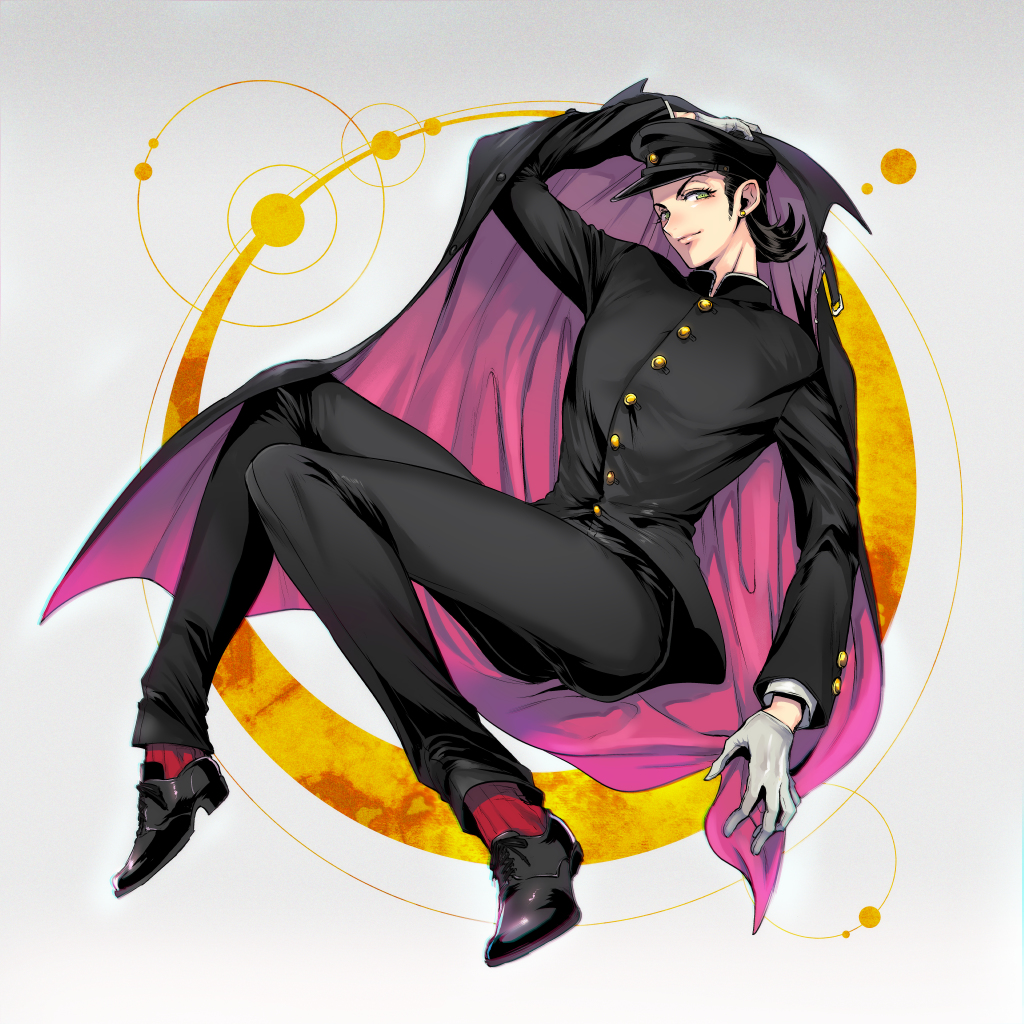 This is a pixiv picture whose title is 学ラン.