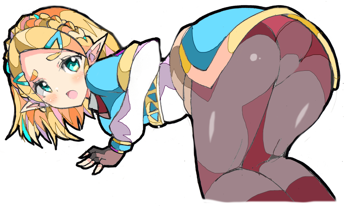 This is a pixiv picture whose title is ゼルダ姫さま.