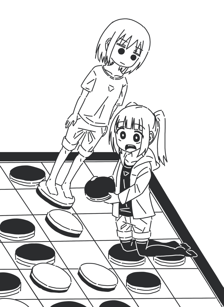 This is a pixiv picture whose title is リバーシ.