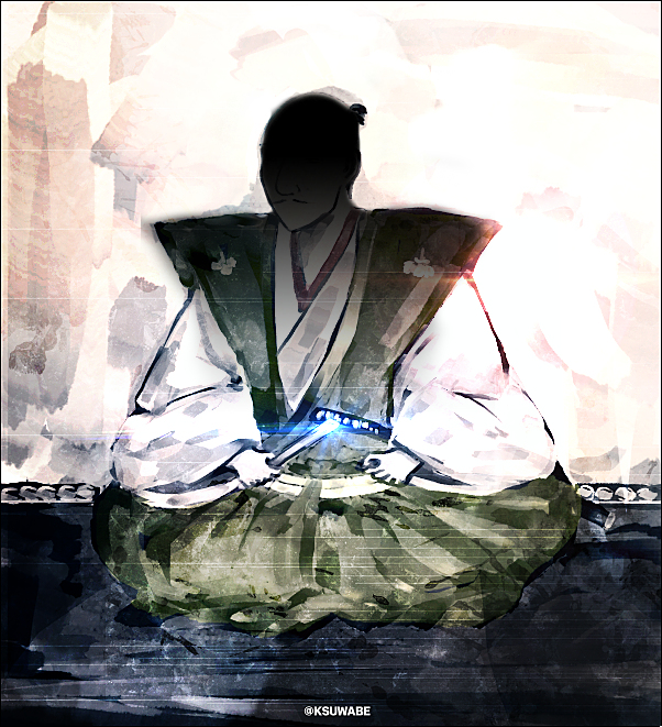 This is a pixiv picture whose title is 本物信長.