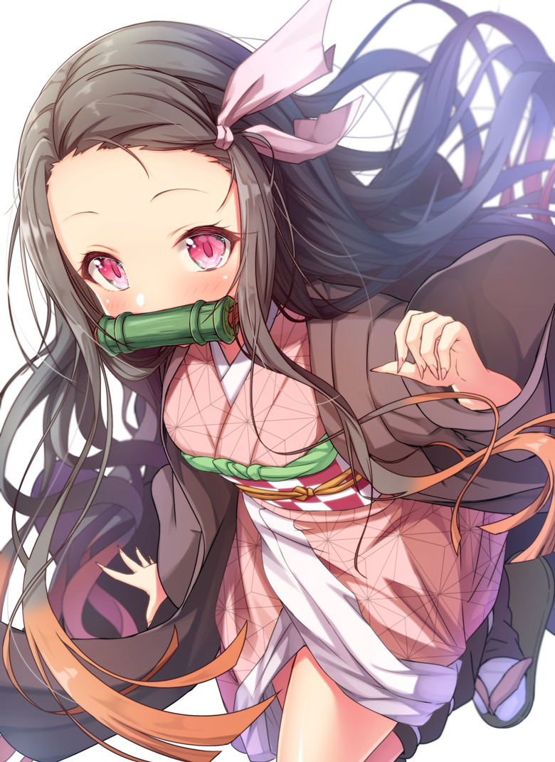 This is a pixiv picture whose title is 竈門禰豆子.