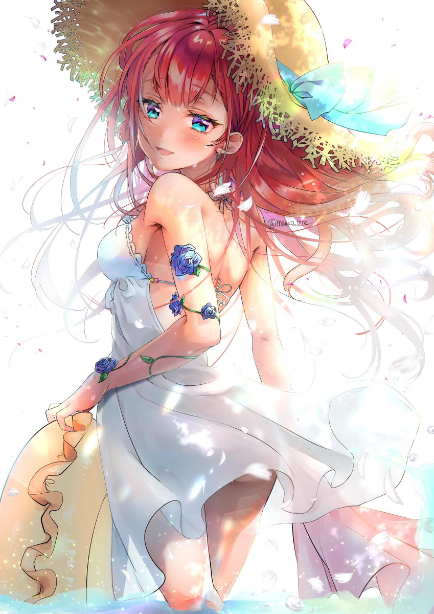 This is a pixiv picture whose title is 夏.