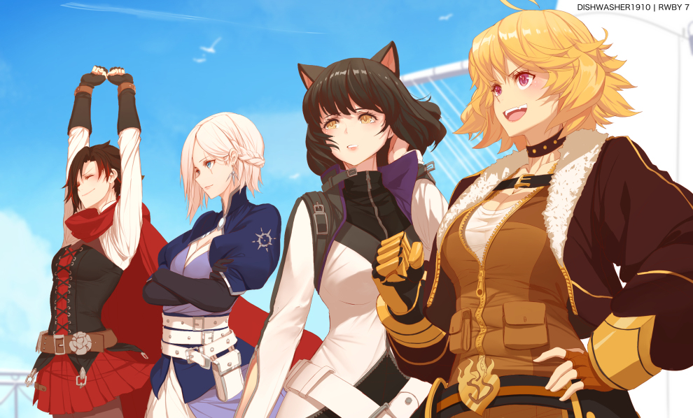 This is a pixiv picture whose title is RWBY7.