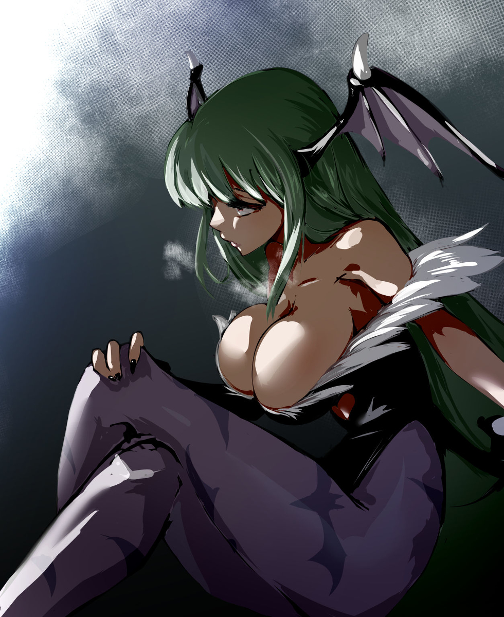 This is a pixiv picture whose title is モリガン.