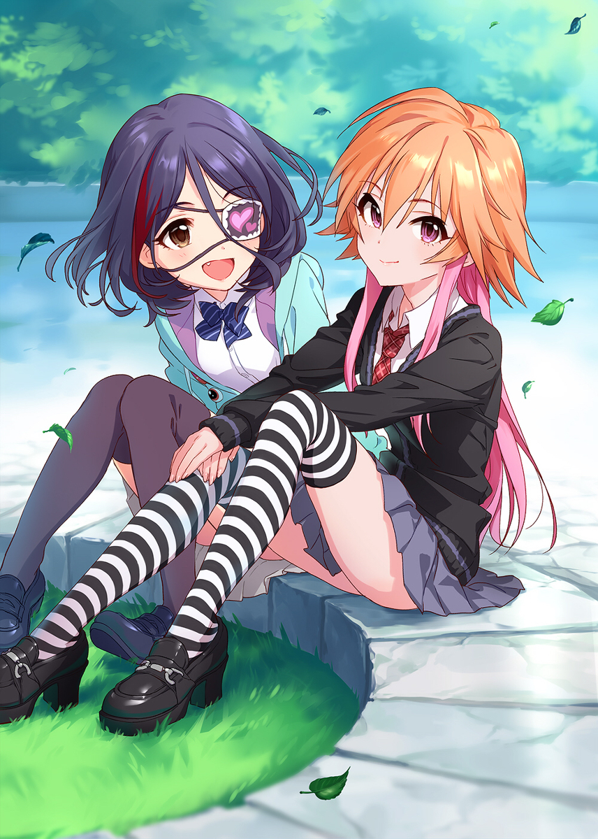 This is a pixiv picture whose title is 飛鳥と美玲.