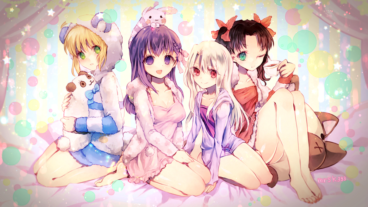 This is a pixiv picture whose title is パジャマなパーティー.