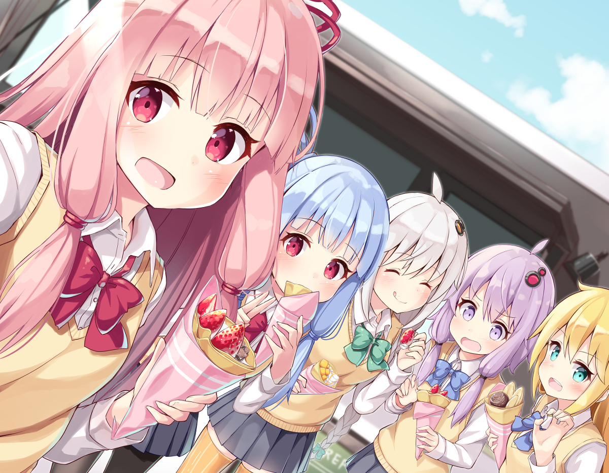 This is a pixiv picture whose title is そうだ！クレープを食べに行こう！.