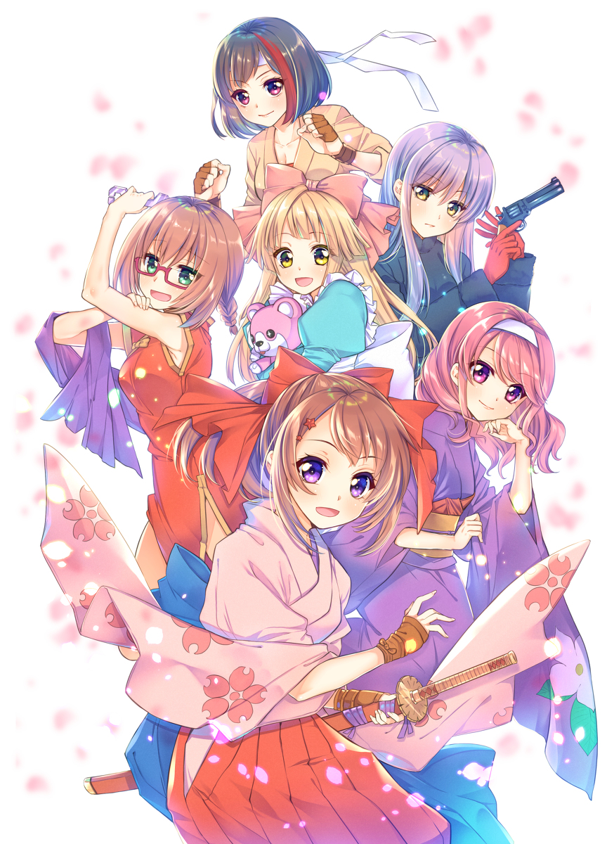 This is a pixiv picture whose title is ガルパでサクラ大戦.