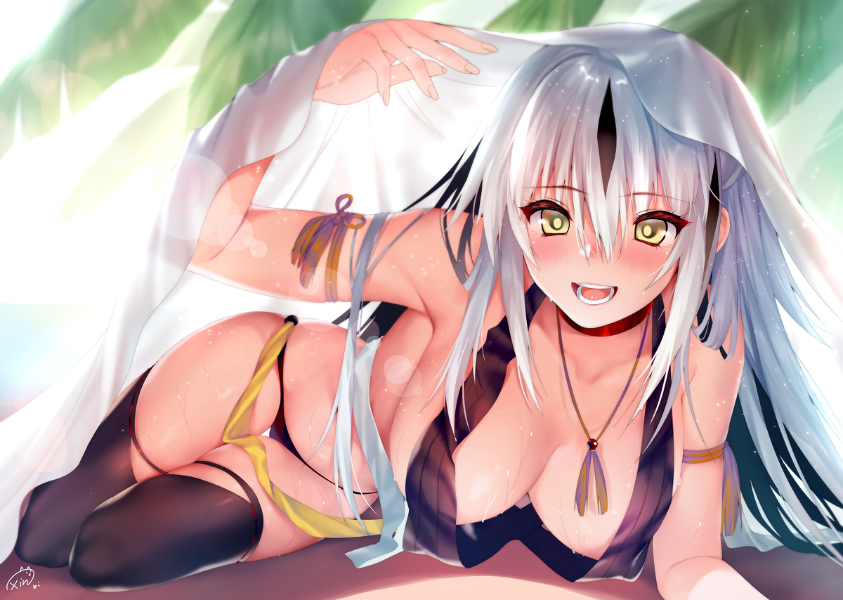 This is a pixiv picture whose title is 水着？景虎ちゃん.