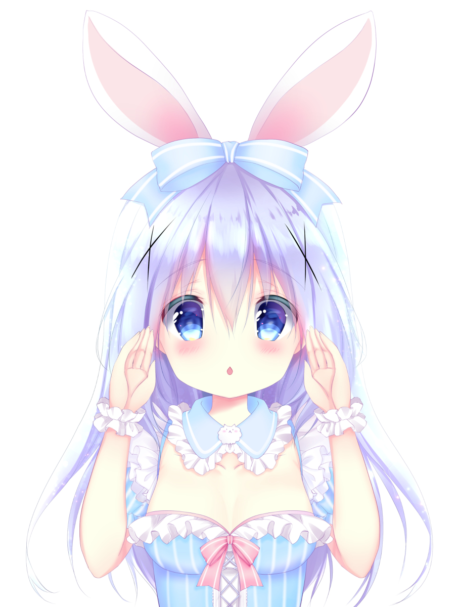 This is a pixiv picture whose title is ぴょんぴょん🐰.