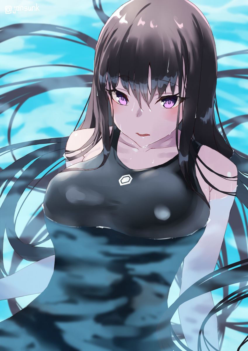 This is a pixiv picture whose title is しっとり紫式部.