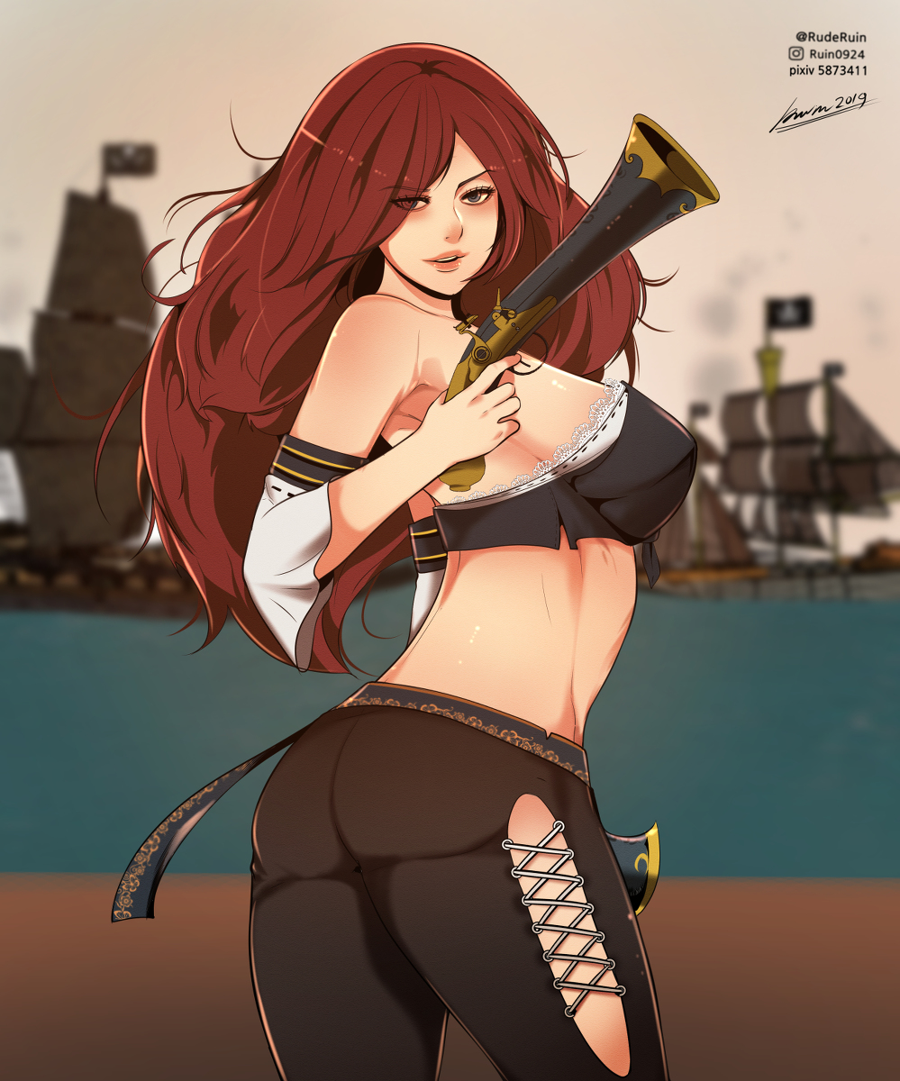 This is a pixiv picture whose title is missfortune.