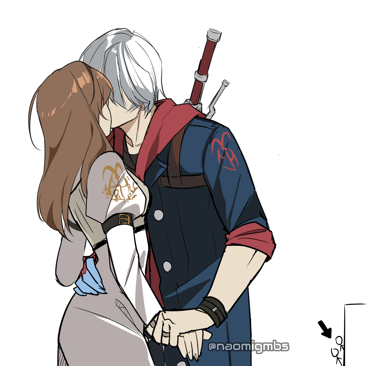 This is a pixiv picture whose title is Love❤Love.
