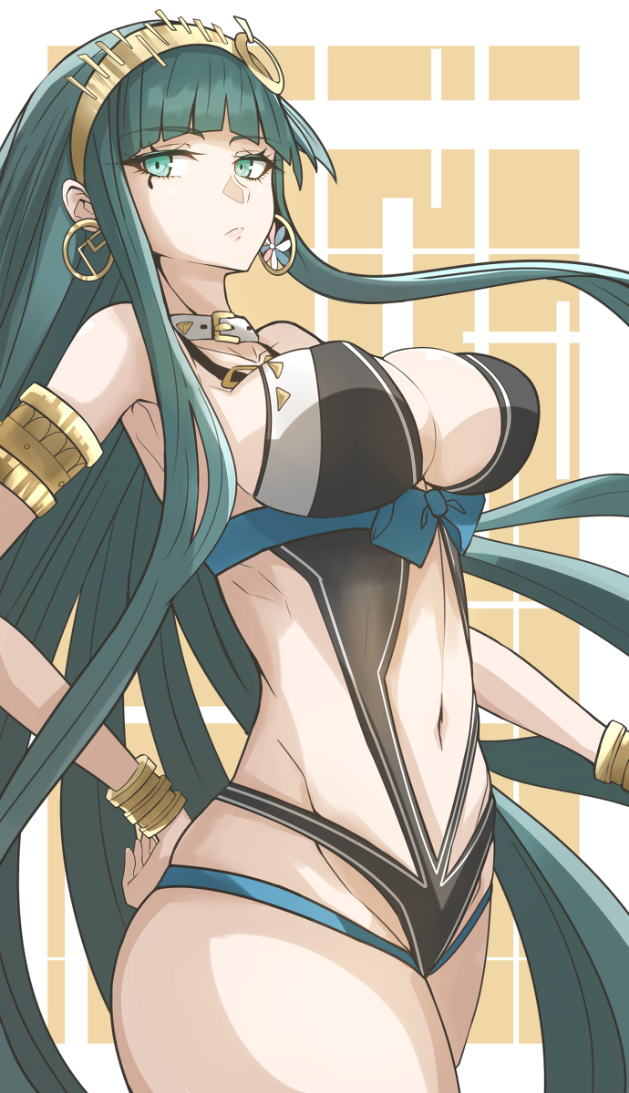 This is a pixiv picture whose title is クレオパトラ水着.